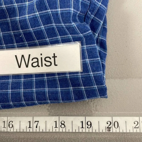 Grayson The Hero Button Down Shirt Checkered Blue Size Medium M - Picture 12 of 14